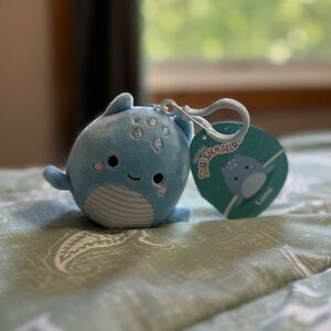 Squishmallow Keychain blue loch ness monster